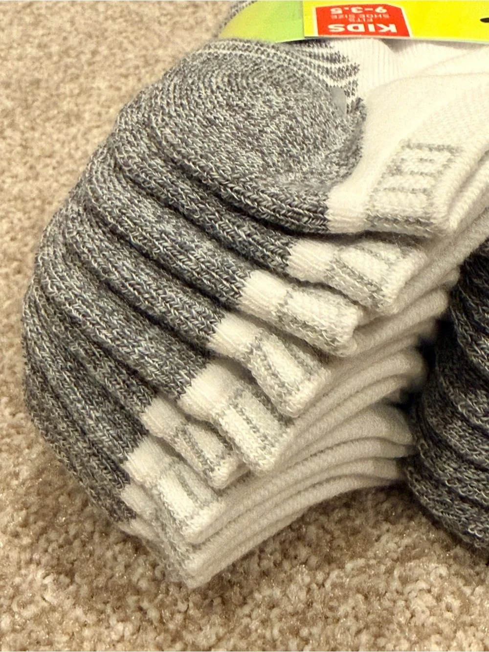 NWT Puma kids 10 pair low cut Dry Cell Moisture Wicking socks
